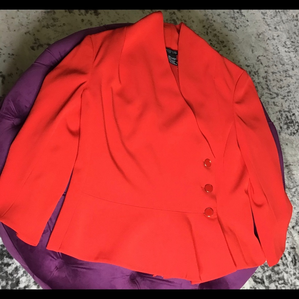Etcetera peplum jacket